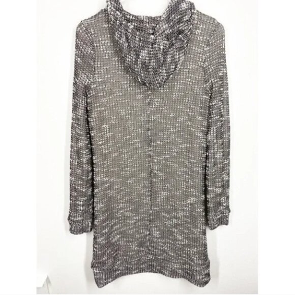 Fabletics Black White Yukon Hooded Sweater Dress S - Picture 6 of 10